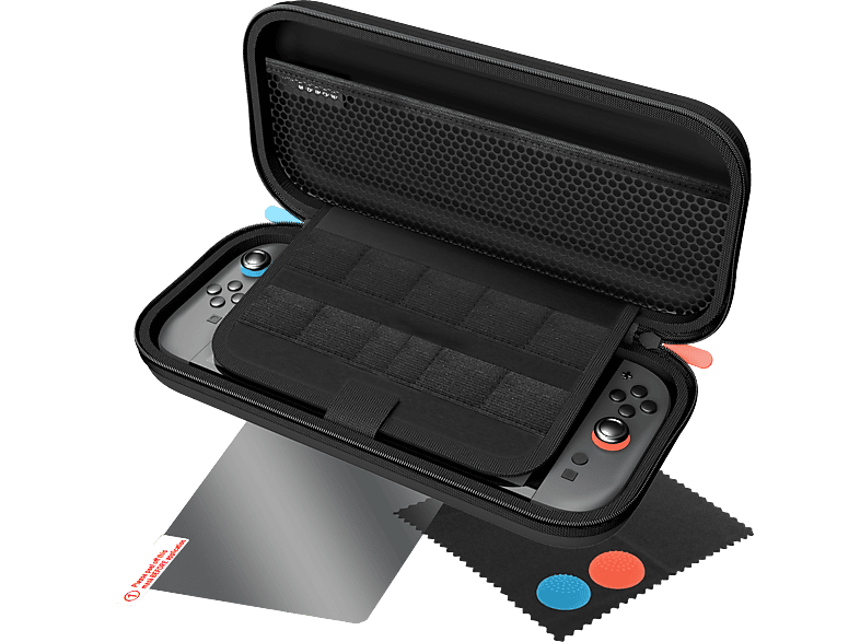 Funda Nintendo Switch 2 - Ardistel Blackfire Protection Pack 5in1, Para 2, Negro