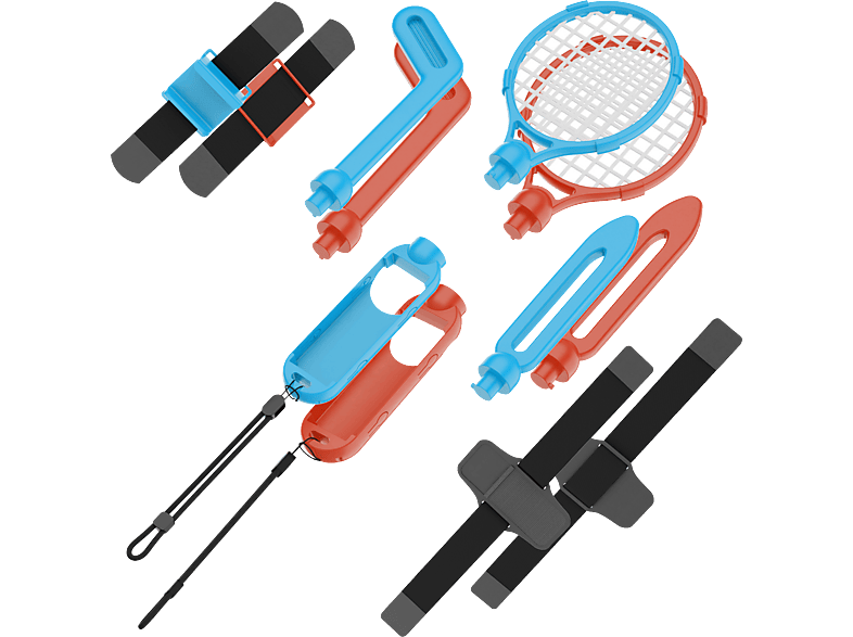 Pack accesorios Switch 2 - Ardistel Blackfire Sports 14in1, Azul y Rojo