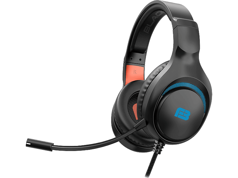Auriculares gaming - Ardistel Blackfire NSX-NEON2 Wired Gaming Headset, Con cable, Micrófono, Compatible con Nintendo Switch 2, Negro