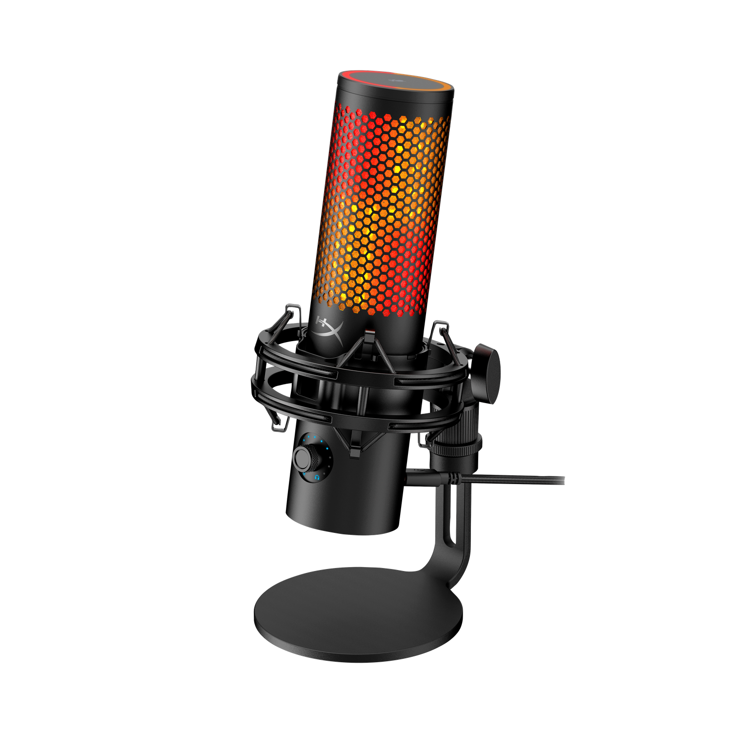 HyperX QuadCast スタンドアロンマイク　黒 Micrófono | HYPERX QuadCast 2 S, USB, Sensor para silenciar