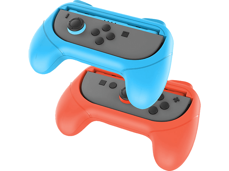 Funda Joy-Con 2 - Ardistel Blackfire Grips Twin Pack, Para de Nintendo Switch 2, Azul y Rojo