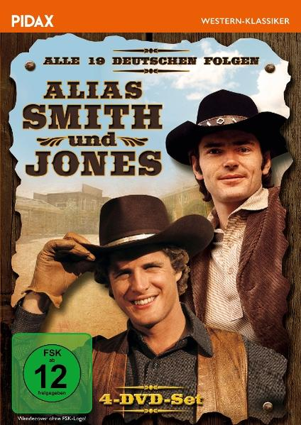 DVD-Cover mit zwei Cowboys. Titel: Alias Smith und Jones.