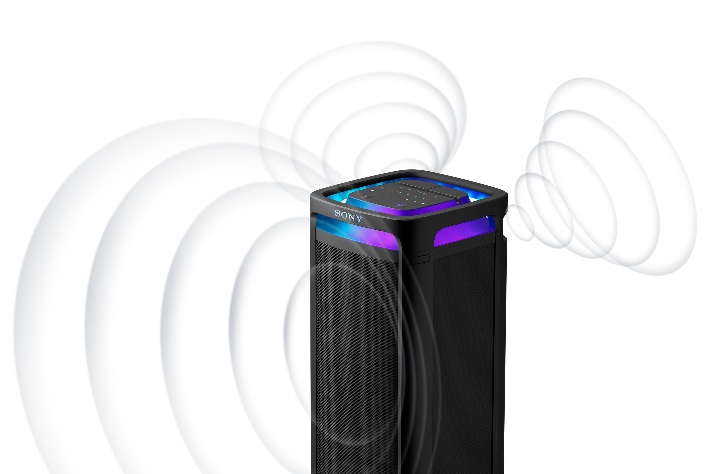 SONY ULT TOWER 9 Bluetooth-Party-Lautsprecher, Schwarz