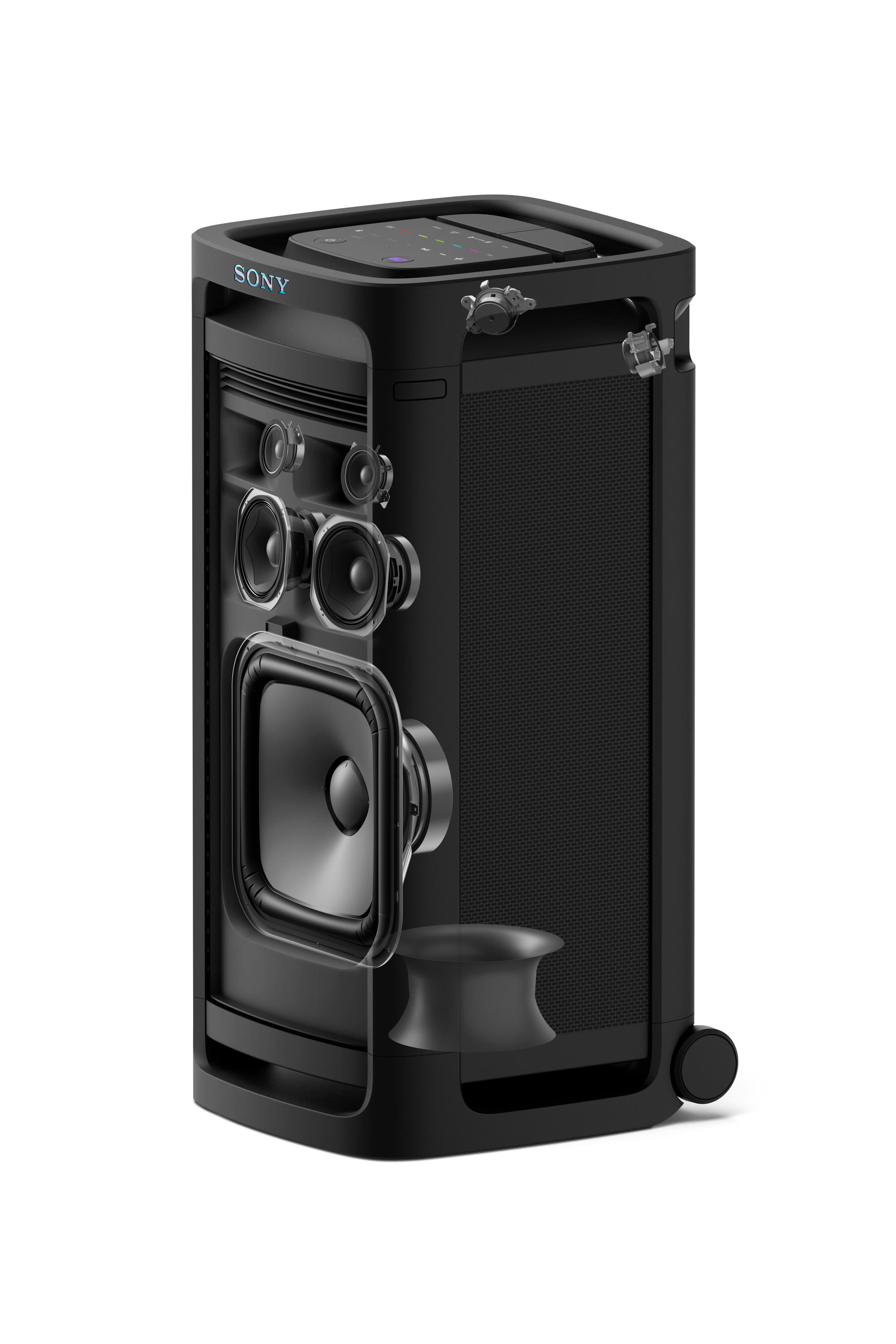 SONY ULT TOWER 9 Bluetooth-Party-Lautsprecher, Schwarz