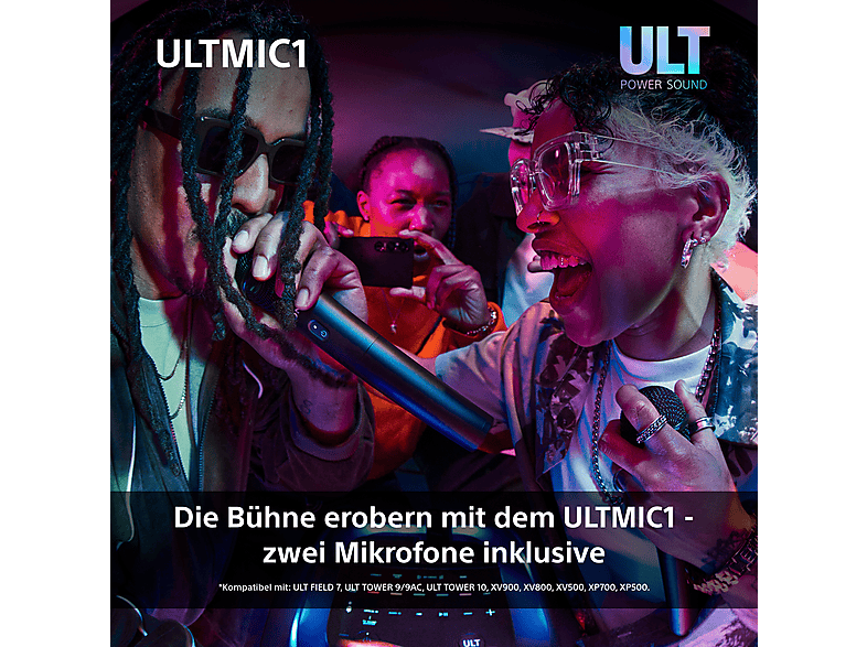 Sony ULTMic1 Kabelloser Mikrofonsatz mit 2 Mikros und Receiver — Foto 2 von 5