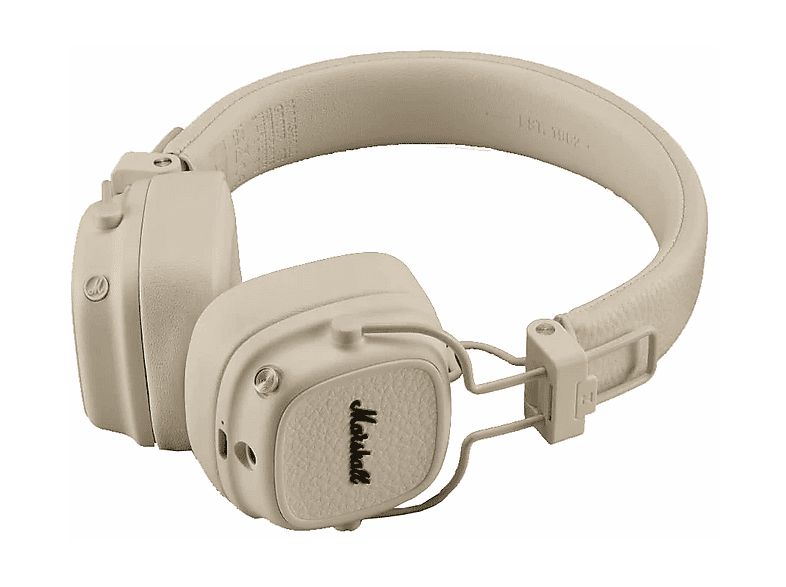 Słuchawki bezprzewodowe MARSHALL Major V Kremowy – zdjęcie 3