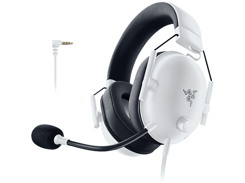 RAZER Blackshark V2 X, Over-ear Gaming-Headset Special White
