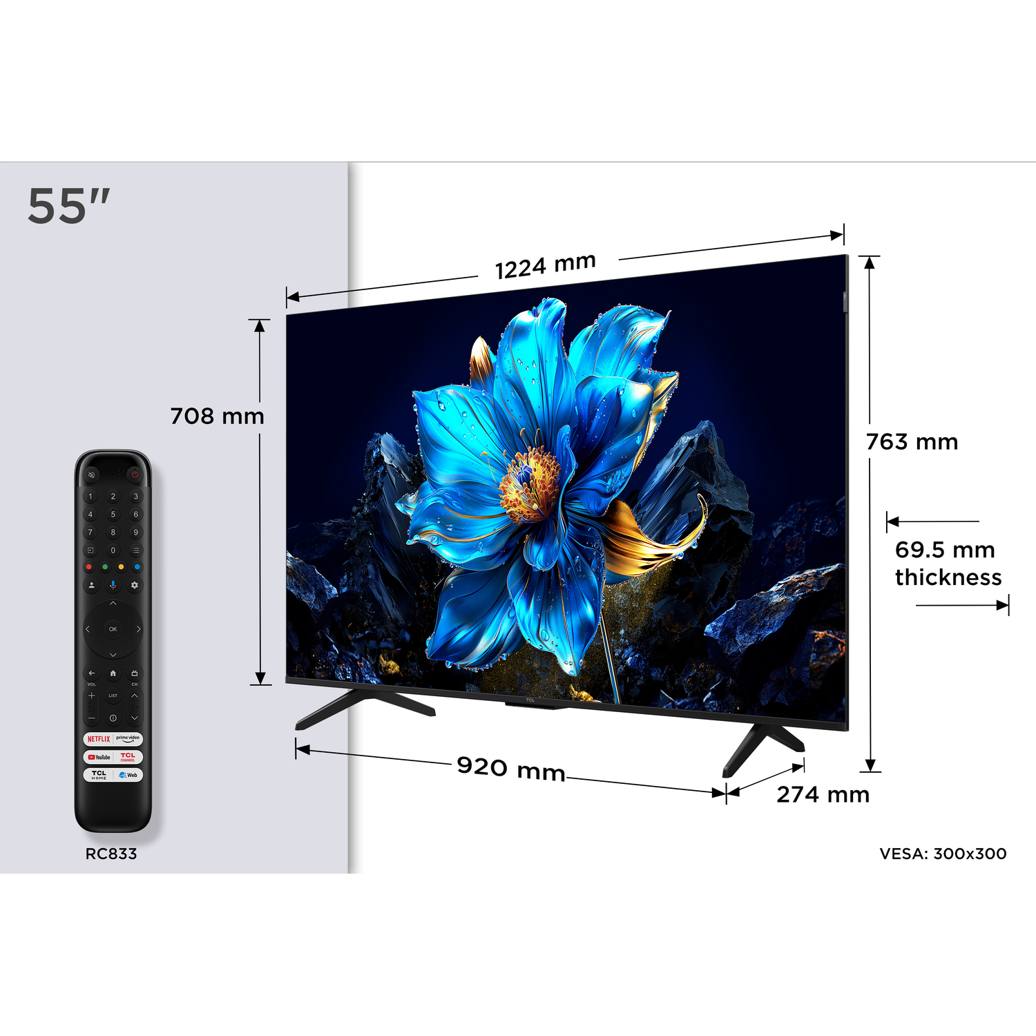 TCL 55P7K QLED Google TV (2025) kopen? | MediaMarkt