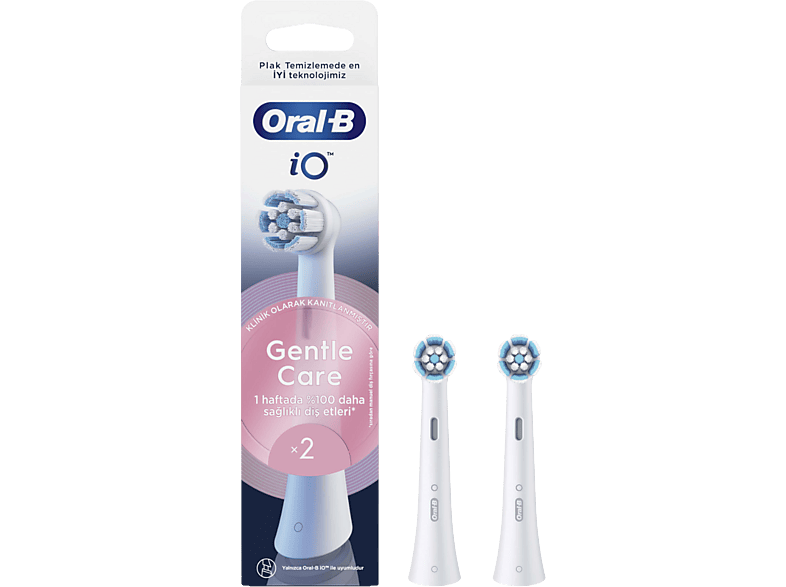 Oral b İO Sensitive White 2'li Diş Fırçası Yedek Başlık