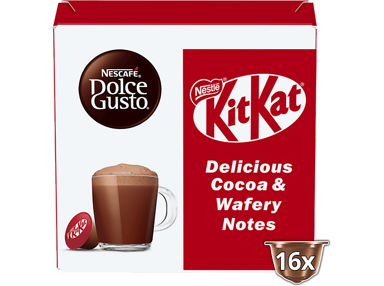 Cápsulas monodosis - Dolce Gusto Kit Kat, 16 cápsulas