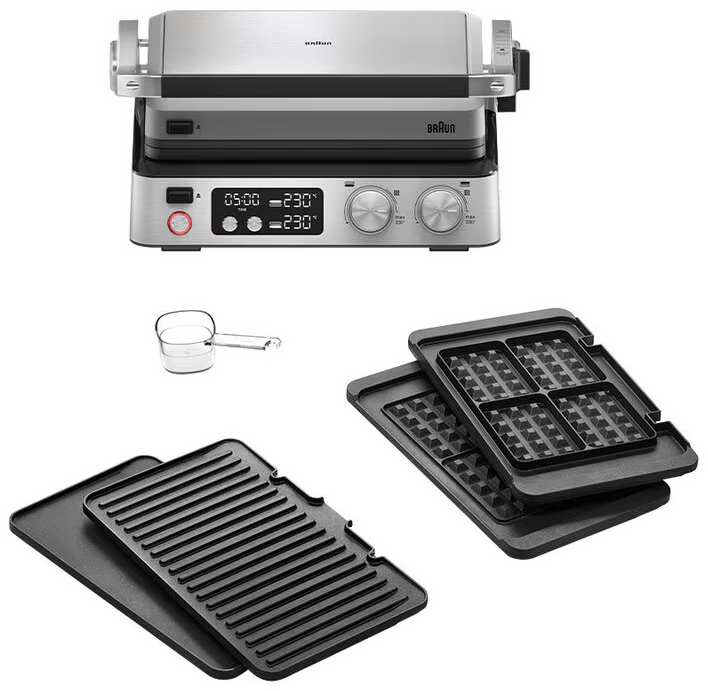 Egy Braun multi-grill közelről.
