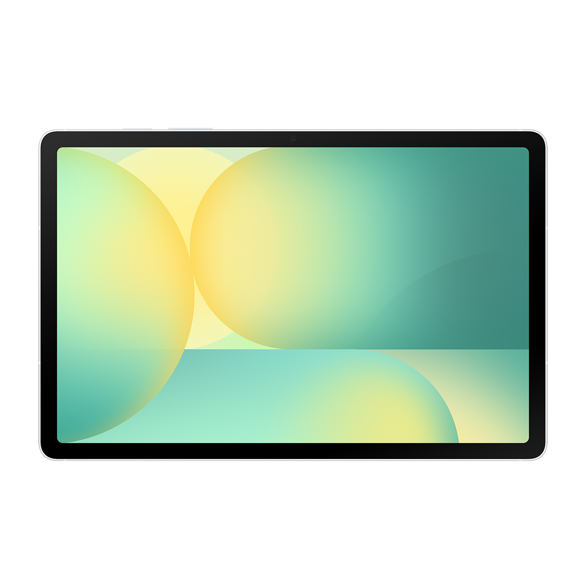 Gradyan arka plana sahip bir tablet.