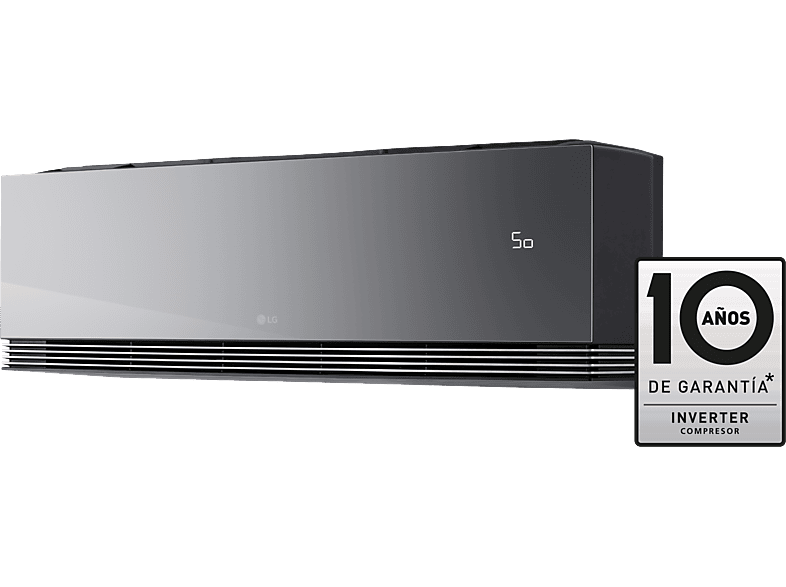 LG MIRROR12X, 3010 fg/h, Freeze Cleaning, ThinQ™, Antracita espejo