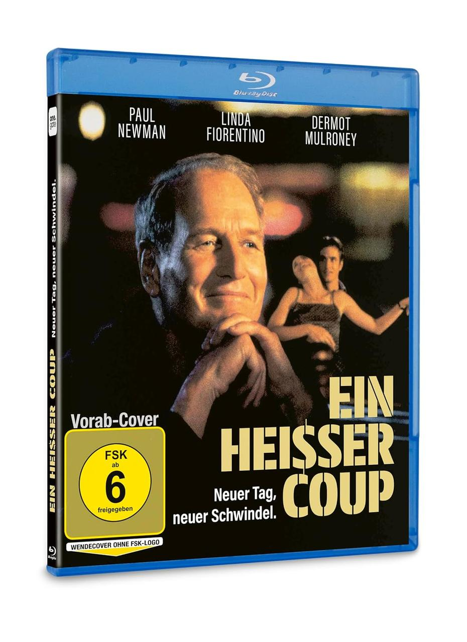 Blu-ray-Hülle für Ein Heisser Coup, mit Paul Newman und Schauspielern.
