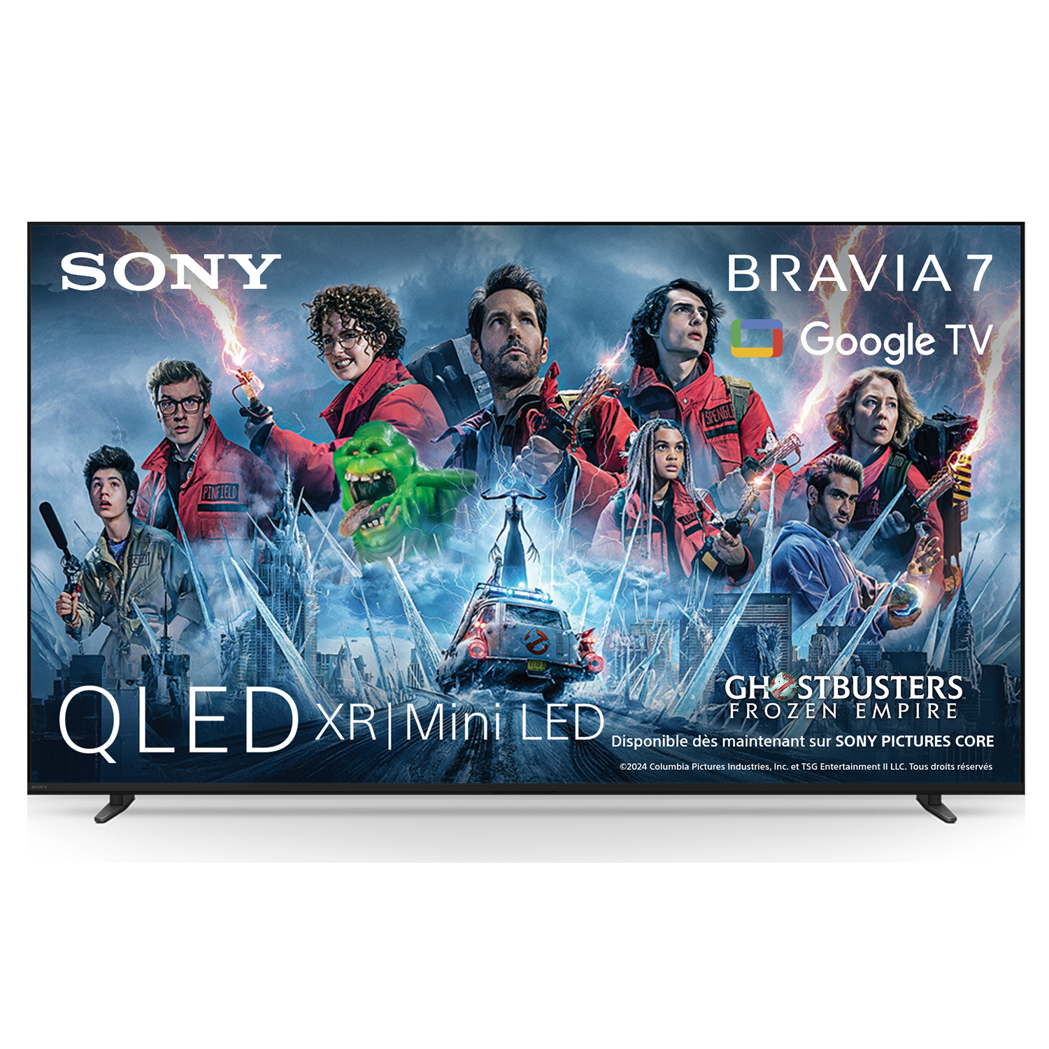 SONY 65" BRAVIA 7 - 4K QLED (XR Mini LED) 2024 - Ultra HD 4K - QLED-tv - 65 inch - 2024