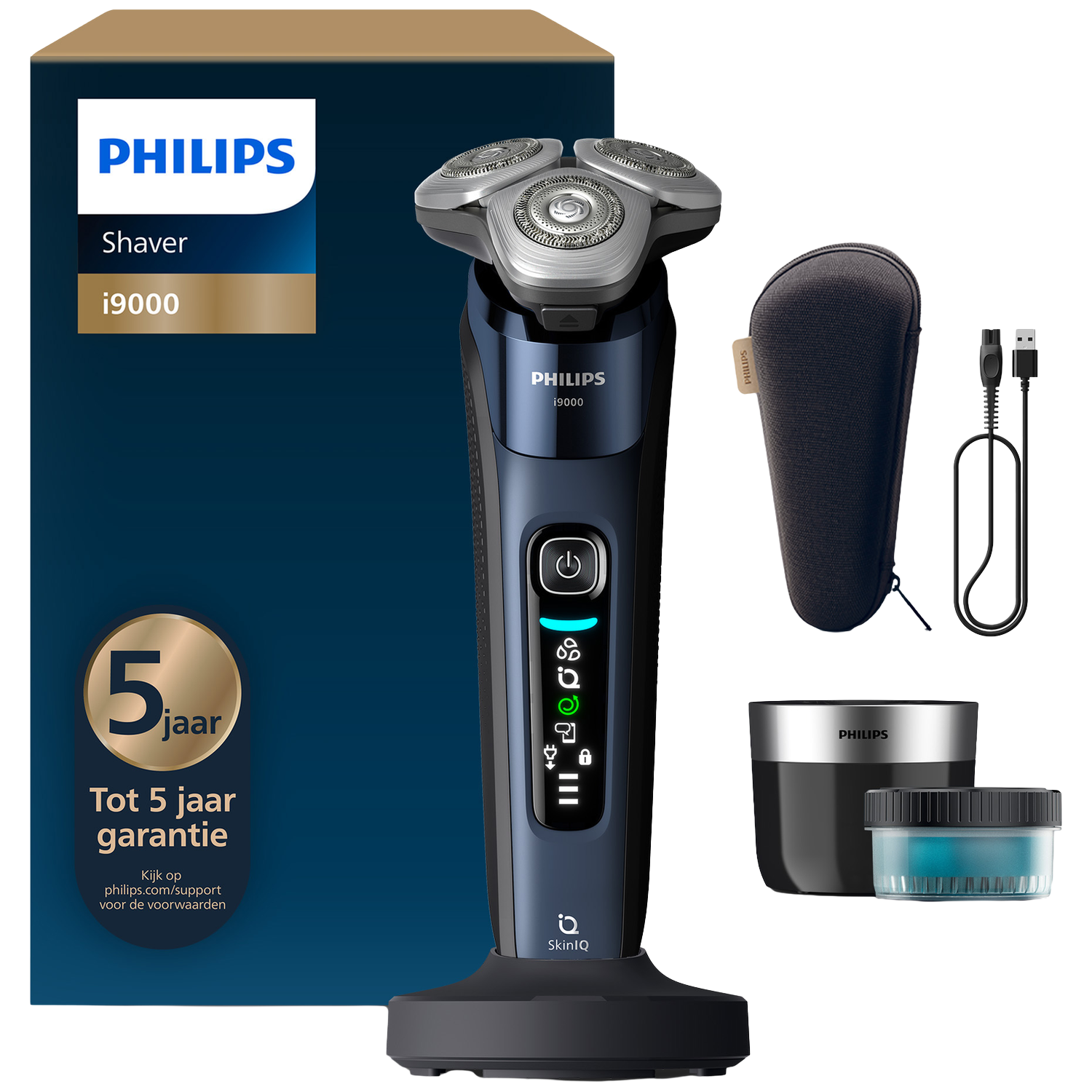 Philips Shaver I9000 X9003/30 Scheerapparaat Blauw afbeelding