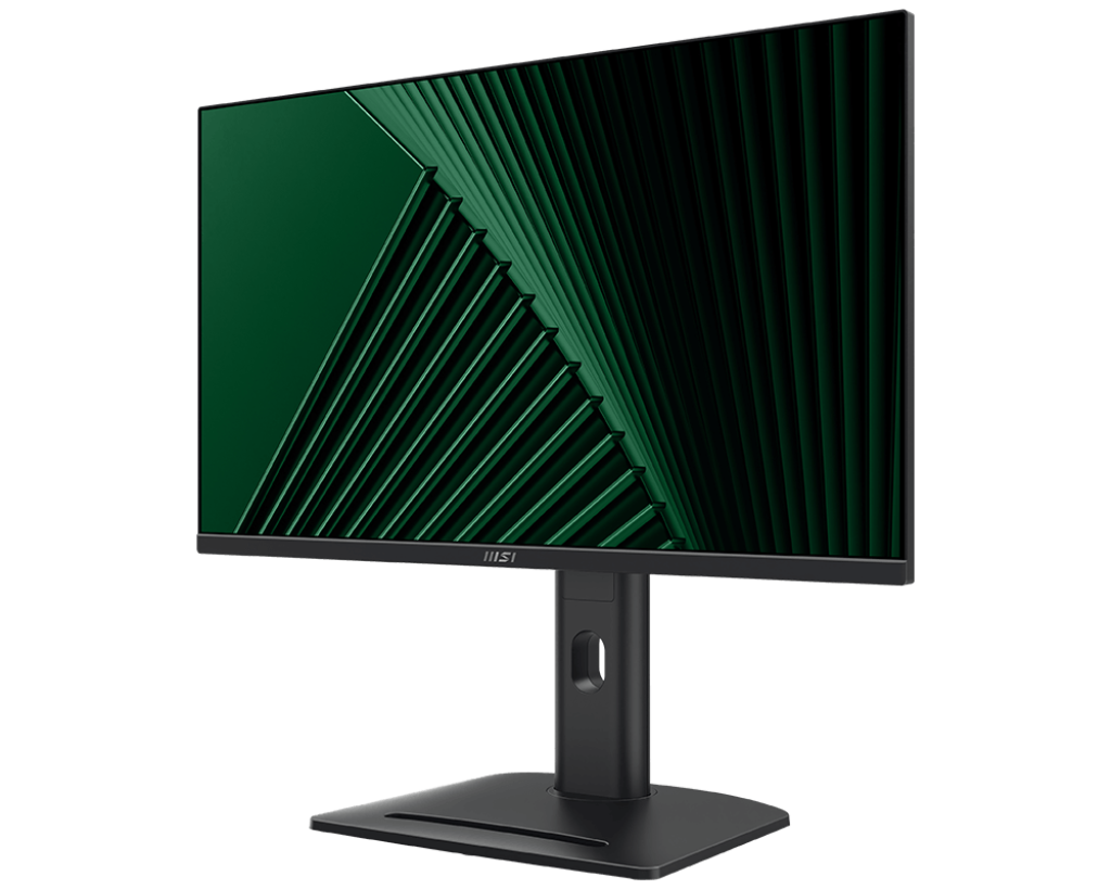 Un monitor de computadora con una pantalla verde.