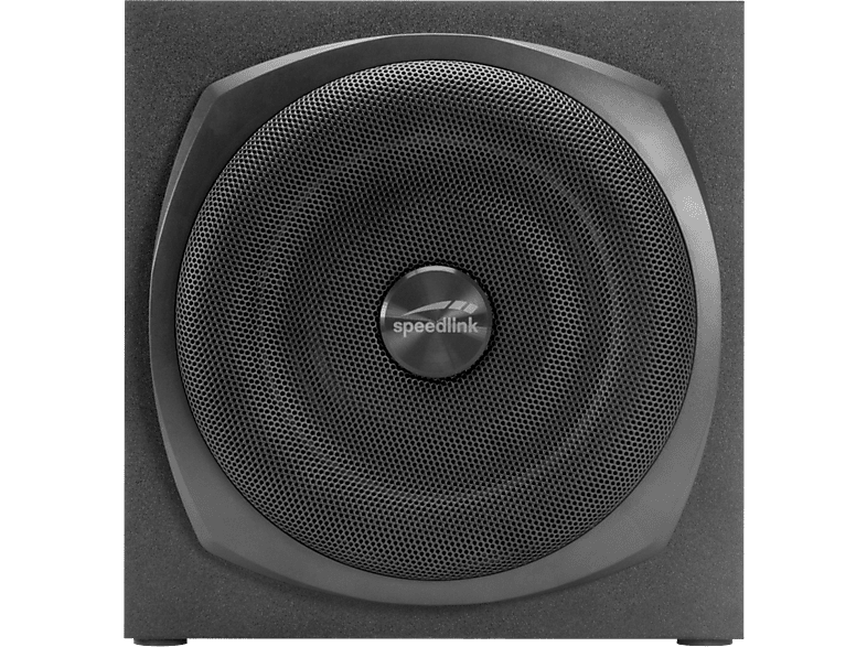 SPEEDLINK gravity LT 2.1 PC Lautsprechersystem mit Subwoofer, 80 Watt, Schwarz — Foto 5 von 5
