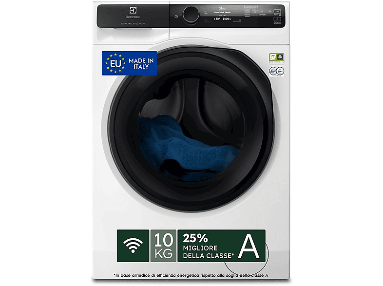 Electrolux Ew8F710Gcy Lavatrice, Caricamento frontale, 10 kg, 63,6 cm, Classe A