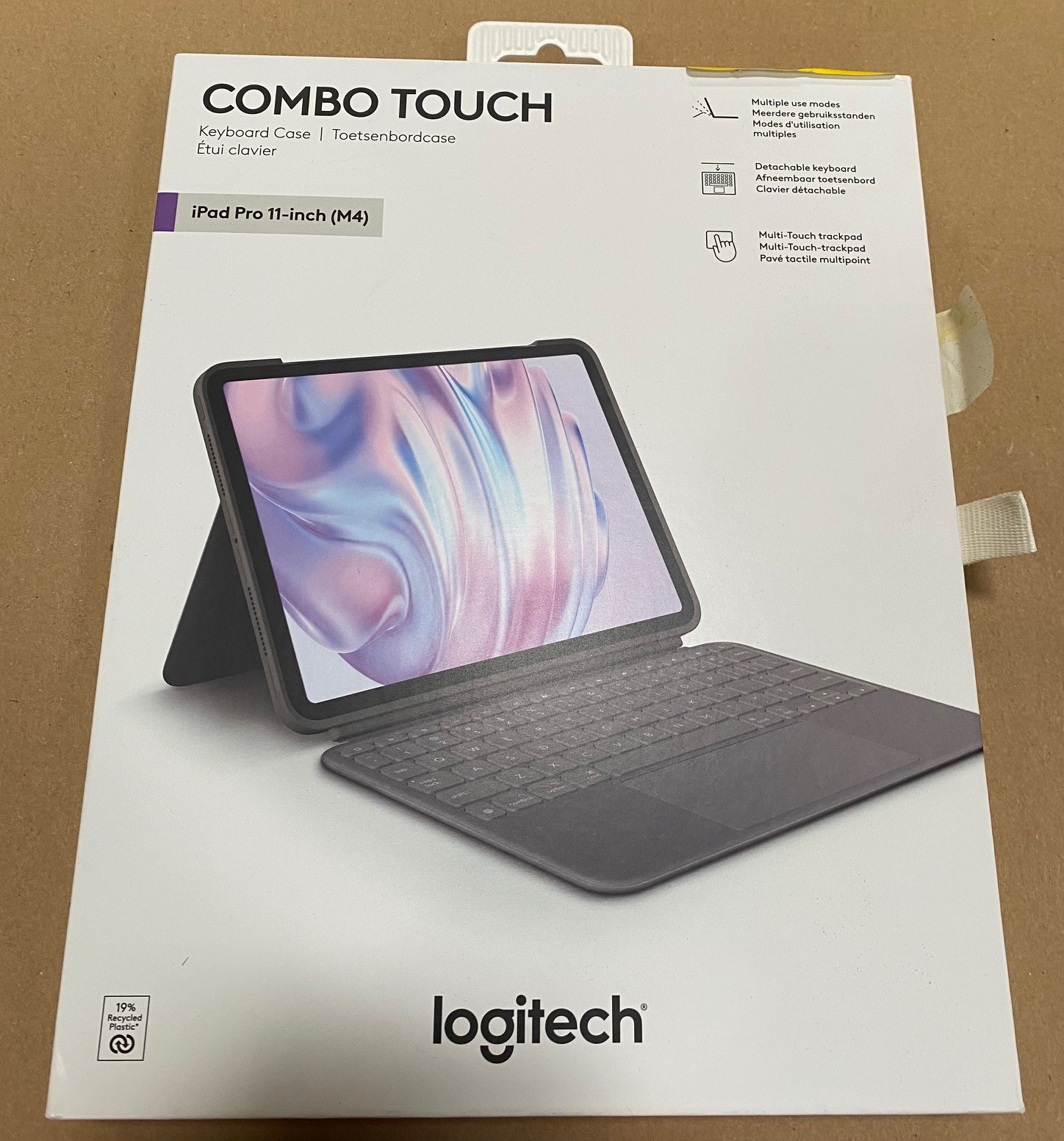 OUTLET Etui z klawiaturą LOGITECH Combo Touch do Apple iPad Pro 11 (M4) Szary