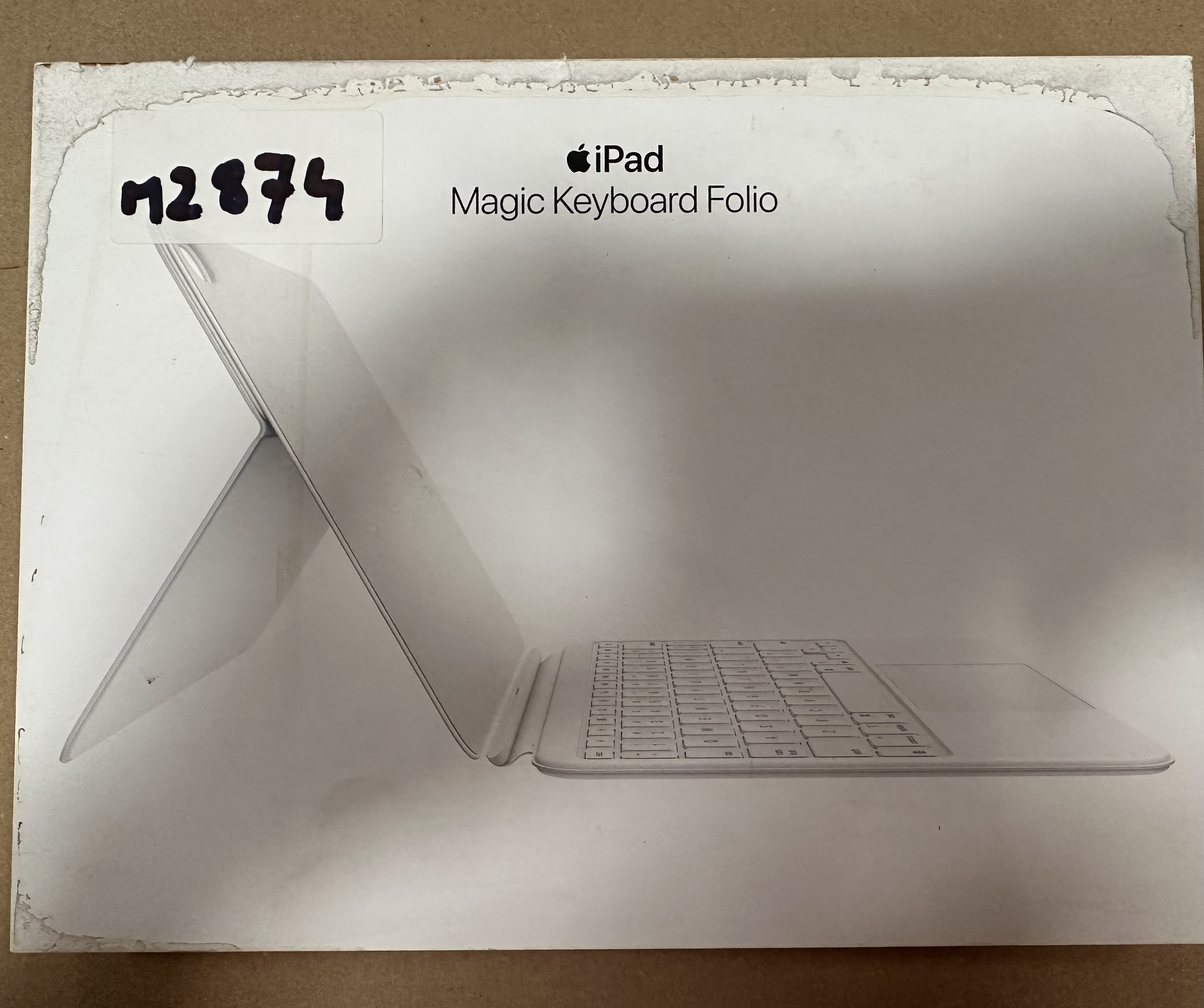 OUTLET Etui z klawiaturą APPLE Magic Keyboard Folio do iPada (10. generacji) - angielski (międzynarodowy) MQDP3Z/A Biały