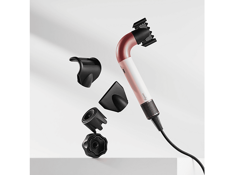 Dyson Supersonic r™ straight+wavy Haartrockner Ceramic Pink/Roségold (1700 Watt) — Foto 3 von 5