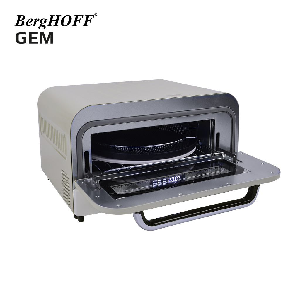 BERGHOFF Gem Retro 2000 W Pizza Fırını Vanilya Krem Rengi Fiyat