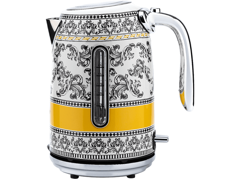 BERGHOFF Gem Royal Margery 1.7 Litre Su Isıtıcısı Sarı Siyah Desenli