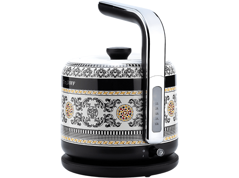 BERGHOFF Gem Royal Margery 1.7 Litre Su Isıtıcısı Siyah Sarı Desenli