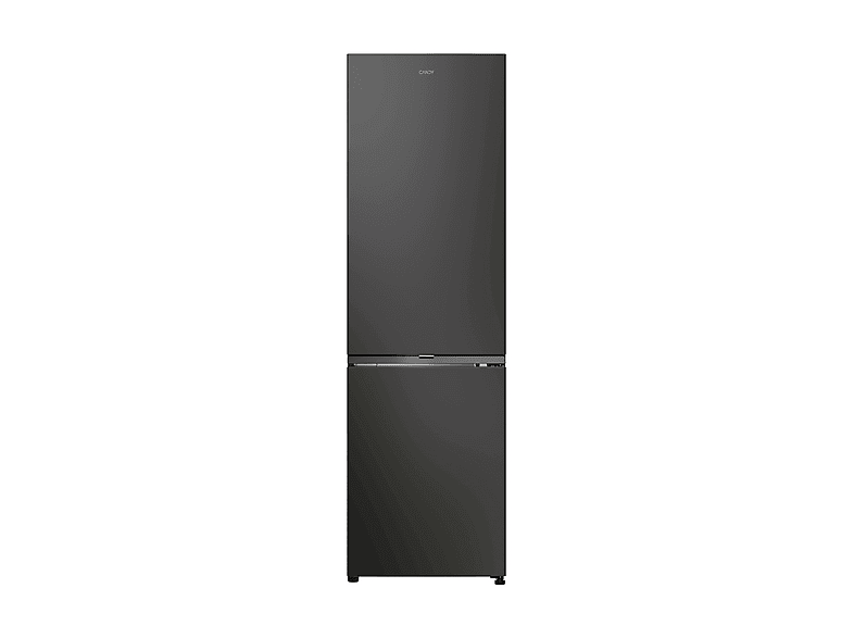 FRIGORIFERO COMBINATO CANDY CNCQ2T518EB, Capacità netta totale 279 l, Rumorosità: 38 dB(A), 4 ripiani, Dimensioni: L 54,5 cm A 182,5 P 60,2 cm, Nero, Classe E