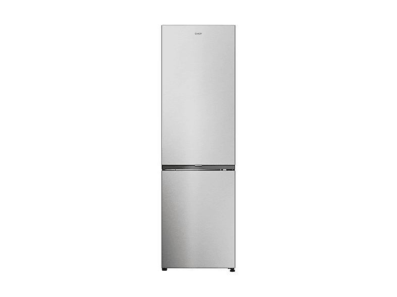 FRIGORIFERO COMBINATO CANDY CNCQ2T518EX, Capacità netta totale 279 l, Rumorosità: 38 dB(A), 4 ripiani, Dimensioni: L 54,5 cm A 182,5 P 60,2 cm, Inox, Classe E