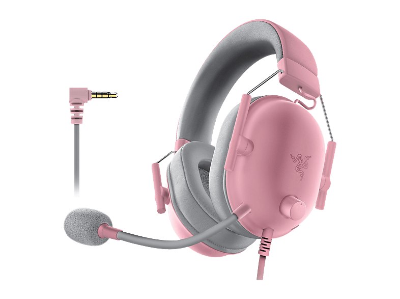 RAZER BLACKSHARK V2 X (Xbox) - Kabelgebundenes Esports-Headset , Over-ear Gaming Headset Quarz/Rosa
