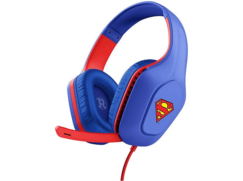 Trust Gxt416Sm Zirox HS Superm Cuffie PC, Blue