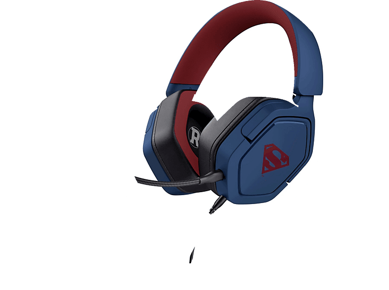 Trust Gxt492Sm Carus HS Superm Cuffie PC, Blue