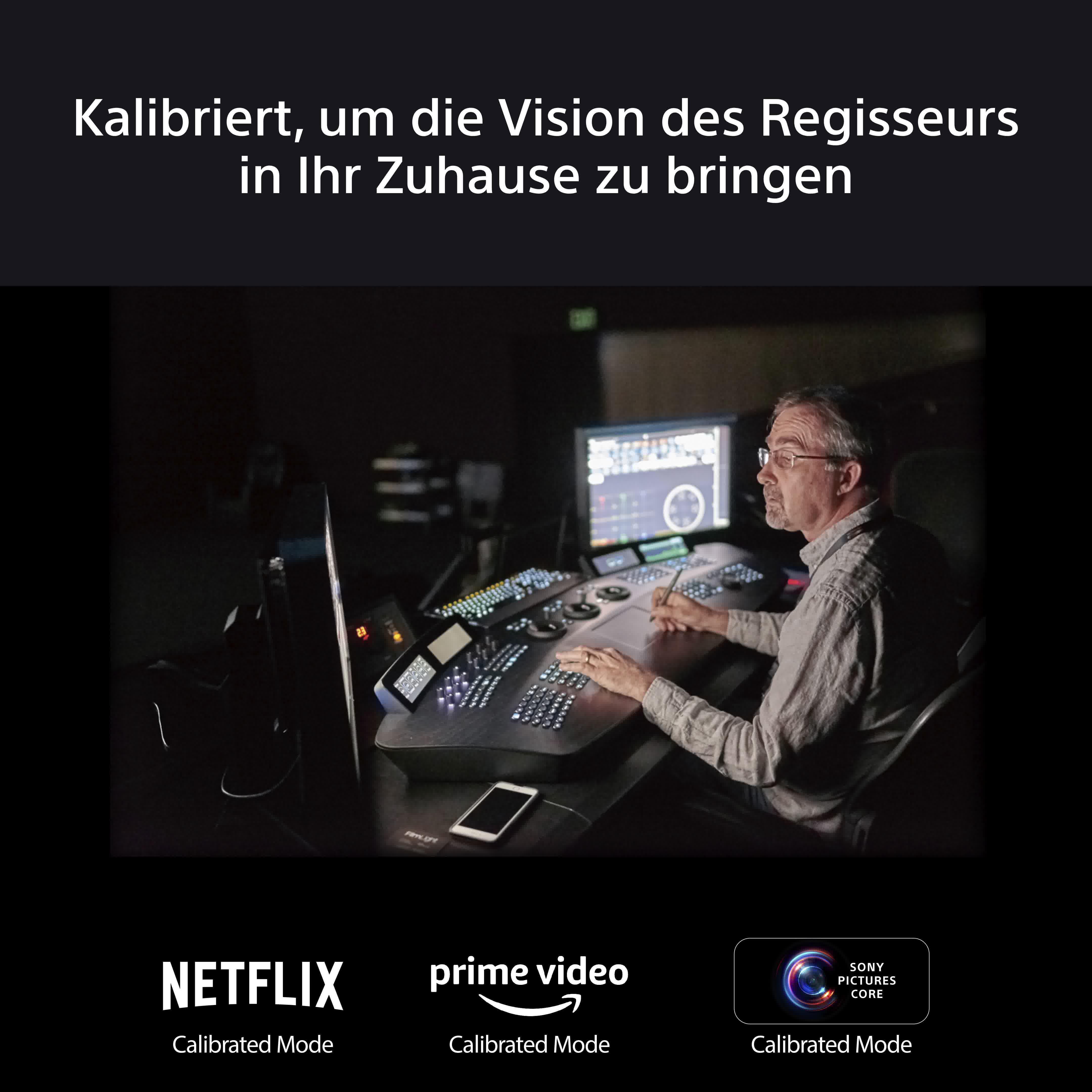 Ein Fernsehbildschirm mit einem Eco-Dashboard und einer Baumgrafik.