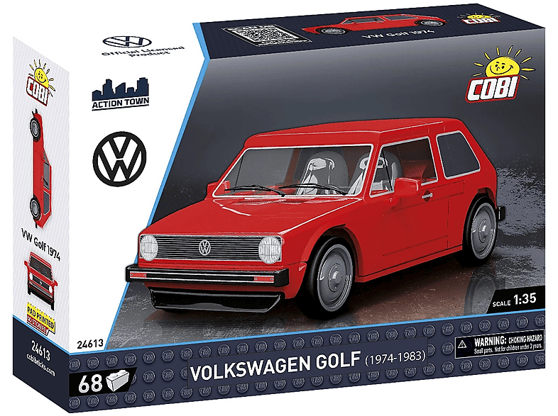 COBI VW Golf 1974 (- 1883) Bausatz, Rot
