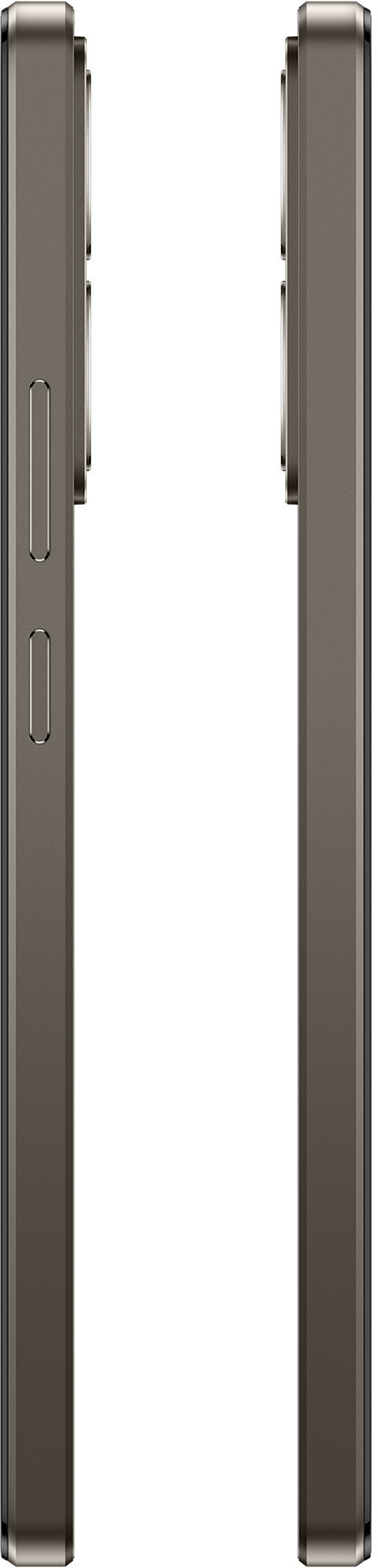 Dwa smartfony obok siebie. Oba są w szaro-brązowym kolorze.