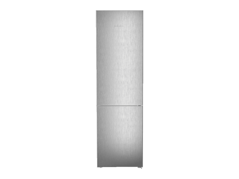 LIEBHERR KGNsf 57Vb03 Pure Kühlgefrierkombination (B, 371 l, 2015 mm hoch, Tür: SteelFinish & Gehäuse: Silver)