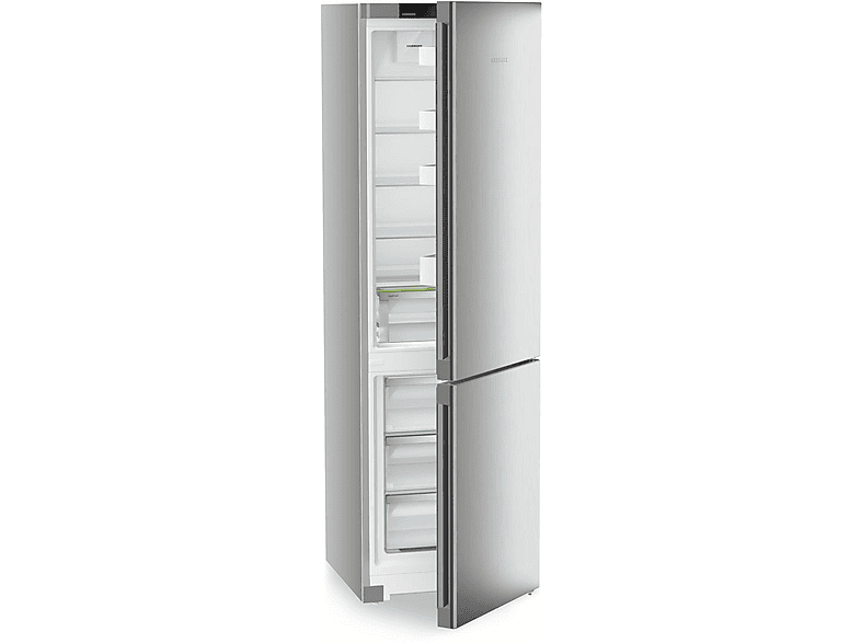 Thumbnail - LIEBHERR KGNsf 57Vb03 Pure Kühlgefrierkombination (B, 371 l, 2015 mm hoch, Tür: SteelFinish & Gehäuse: Silver)