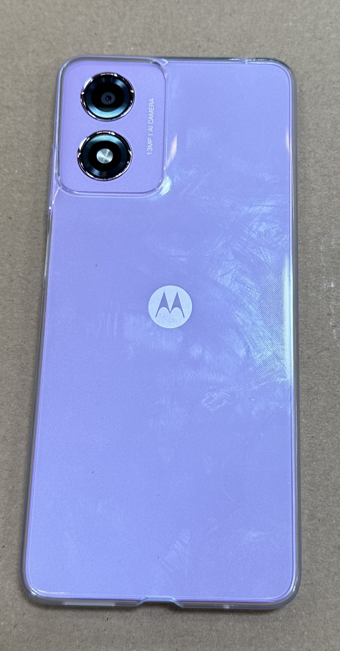 OUTLET Smartfon MOTOROLA Moto E14 2/64GB Lawendowy (Pastel Purple) 4G (LTE) 