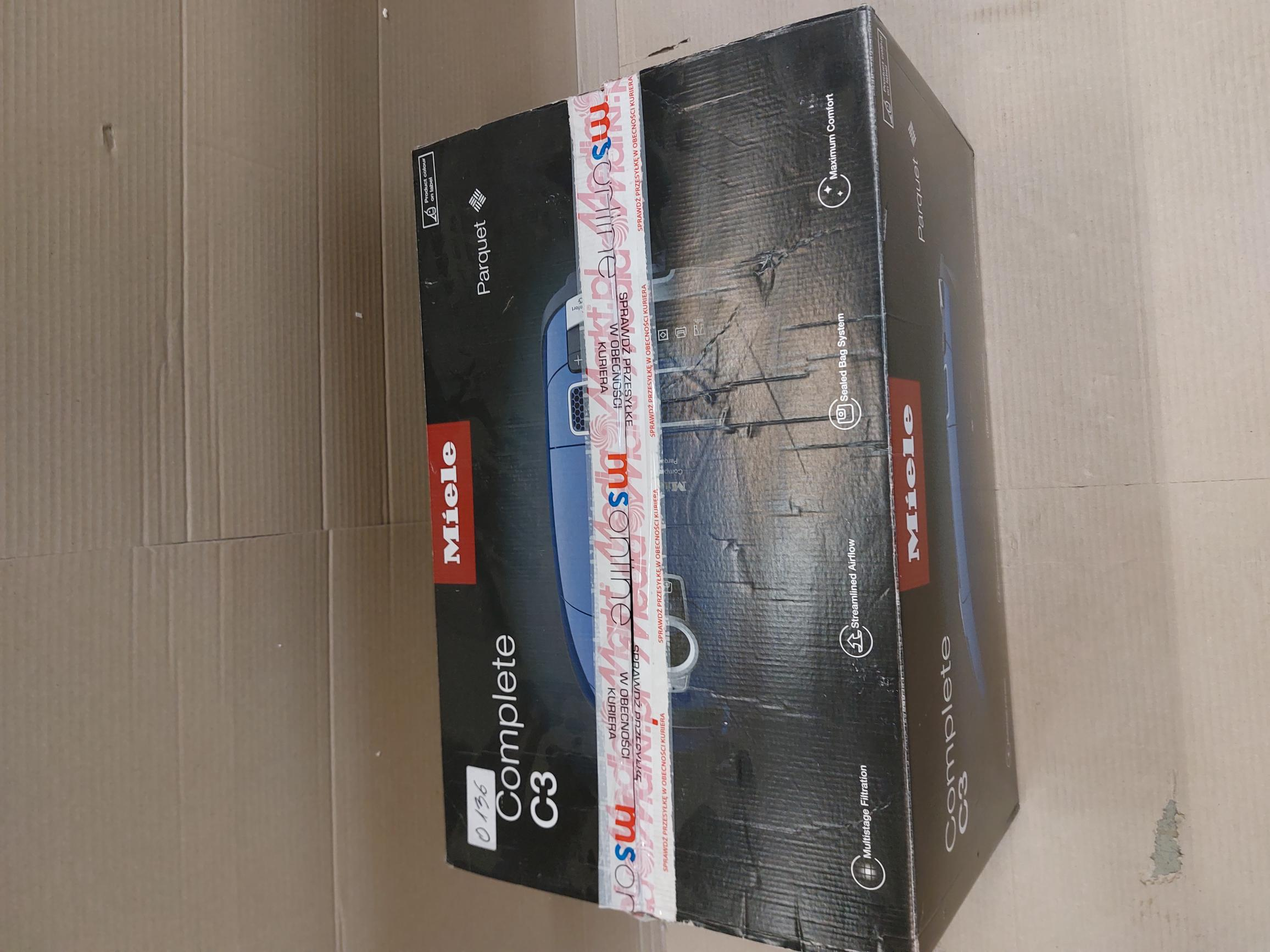 OUTLET Odkurzacz z workiem MIELE Complete C3 Active Parquet SGDF3 Granat marine