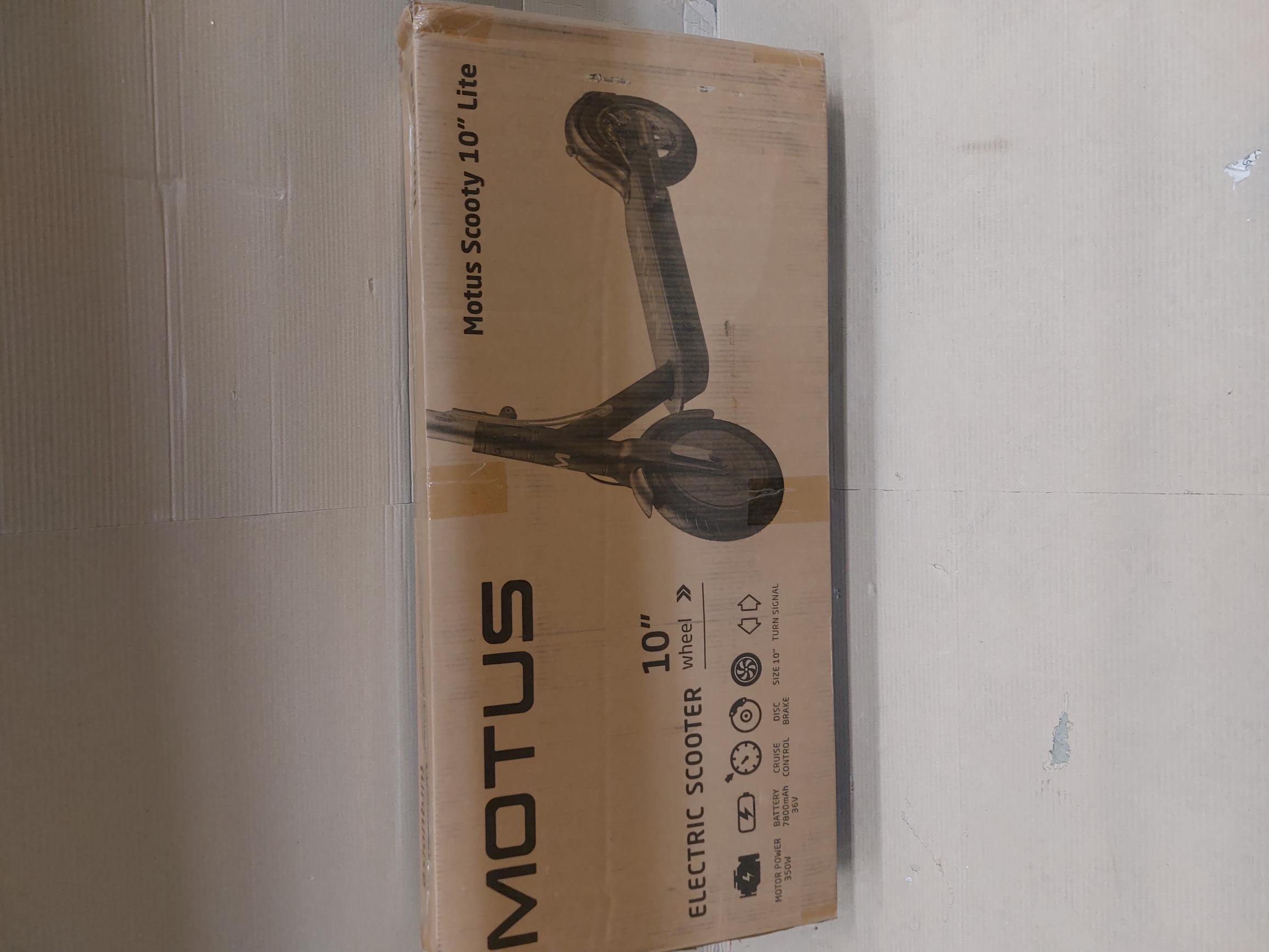 OUTLET Hulajnoga elektryczna MOTUS Scooty 10 Lite 2023 Szaro-turkusowy