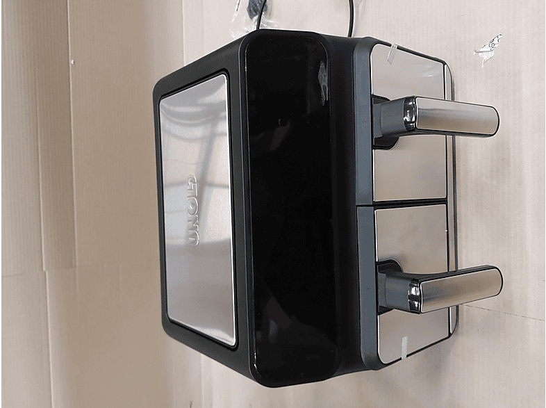 OUTLET Frytownica beztłuszczowa dwukomorowa UNOLD 58685 Stalowo-czarny – zdjęcie 2