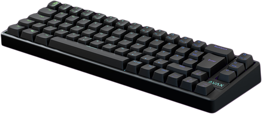 AVAX GM01 PRO 65% vezeték nélküli mechanikus billentyűzet, Gateron piros, 2,4GHz+BT, Magyar (GM01R_PRO)