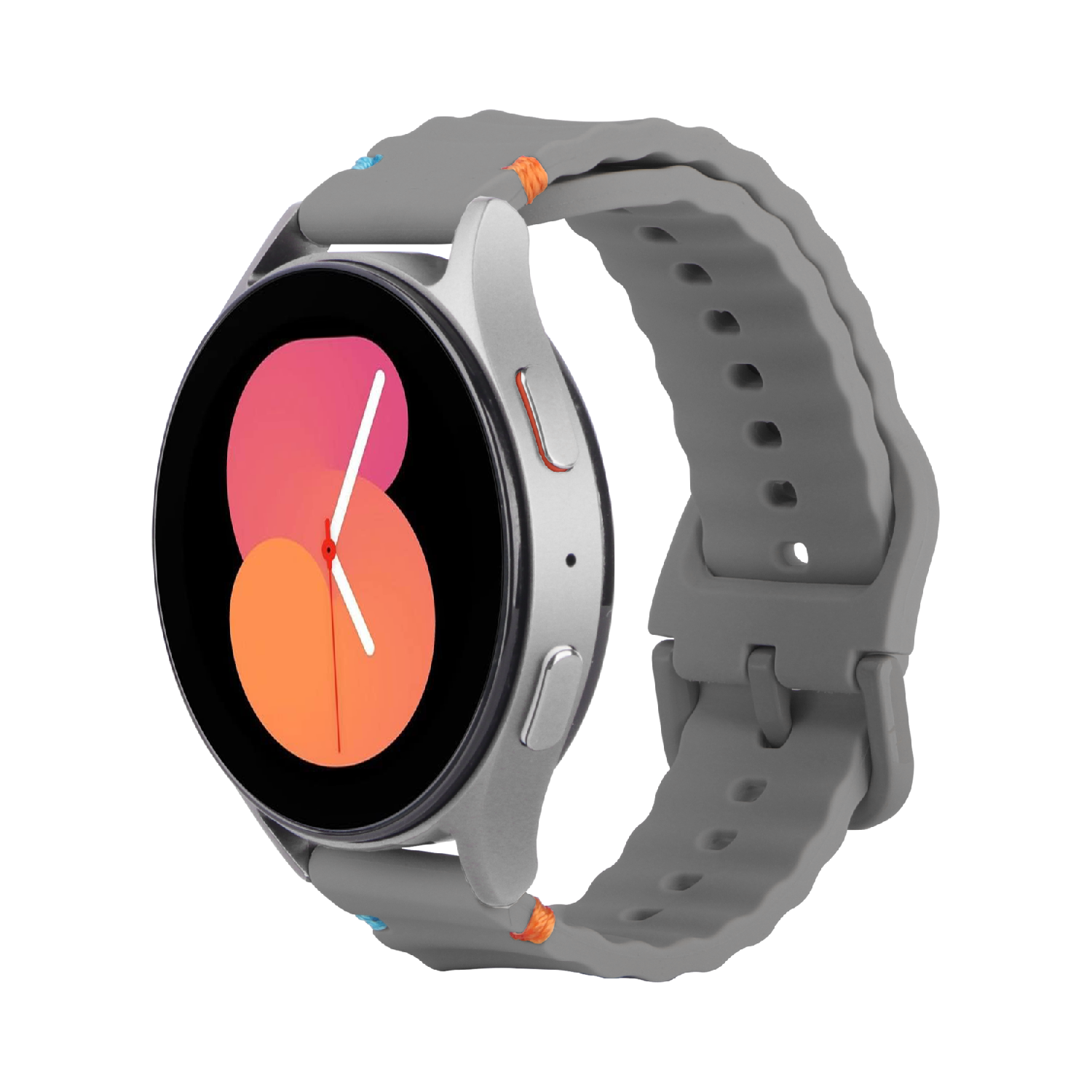 JUST IN CASE ActiveFlex Strap Samsung Galaxy Watch 20mm Horlogebandje Grijs afbeelding