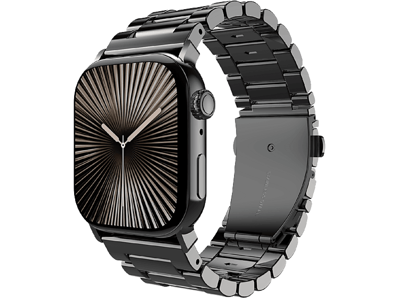 JUST IN CASE PrimeSteel Strap Apple Watch 44-49mm Horlogebandje
