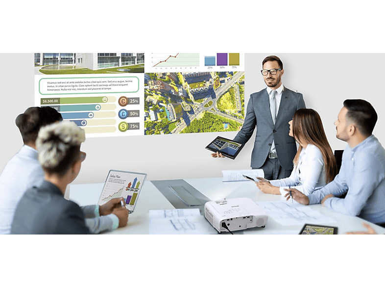 Epson EH-TW840 leistungsstarker Full-HD Projektor für Geschäfts- und Heimpräsentationen; Beamer — Foto 2 von 5