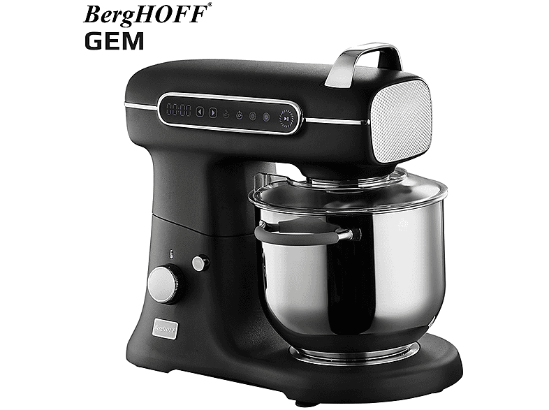 BERGHOFF Gem Retro  7 L Siyah Artisan Yüksek Performans Stand Mikser KMA0168