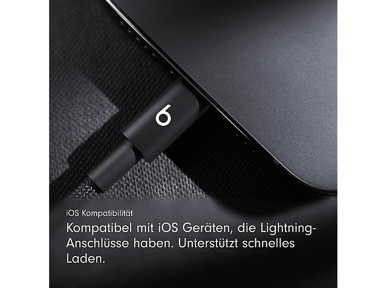 Thumbnail - BEATS USB-C auf Lightning (ROW Variante) Kabel, Bolt Black