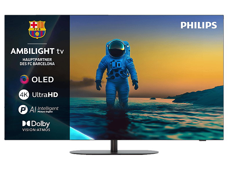 PHILIPS 42OLED810 OLED Ambilight TV (Flat, 42 Zoll / 106 cm, UHD 4K, SMART TV, Ambilight)